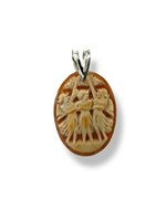 Pendente Mandile 1922 Donna Cammei  in Argento Conchiglia 2MCICM138